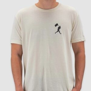 Baseballism MENS Coach Dad Cream Graphic T-Shirt Size M